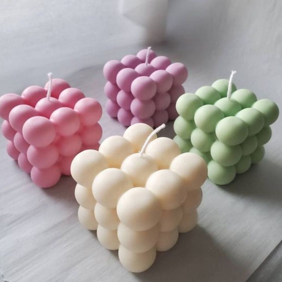 Bubble Cube Candle
