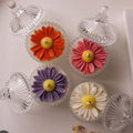 Decorative Floral Candle - set of 1