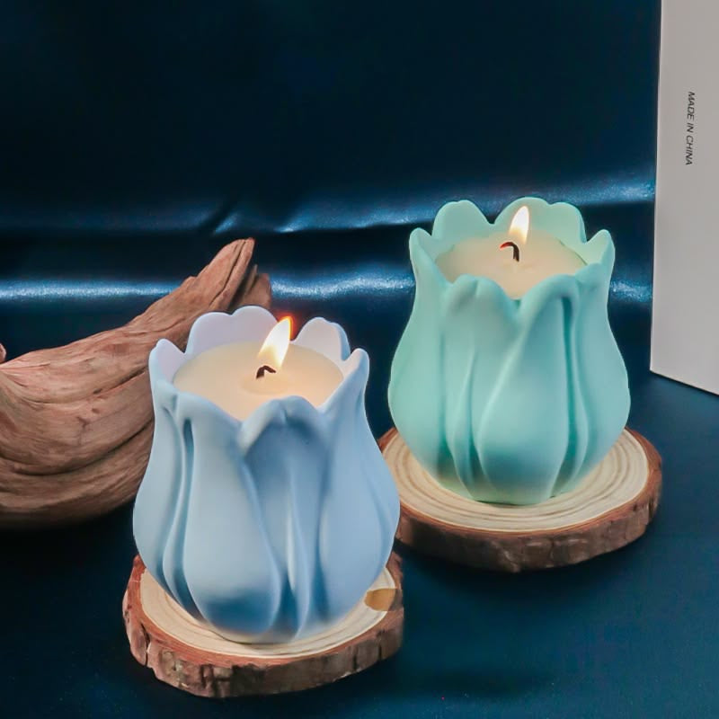 Tulip Pillar Candle