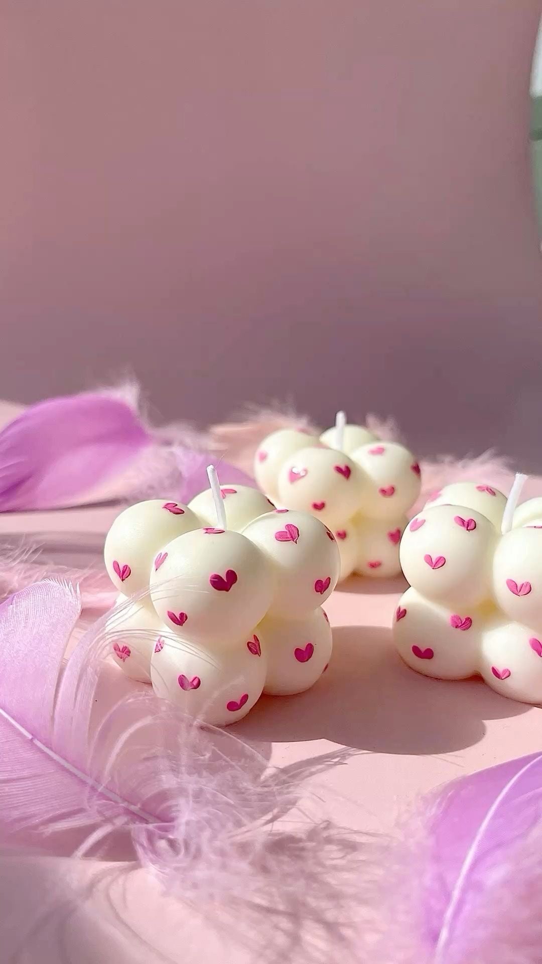 Mini bubble candle