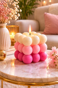 Bubble blush candle