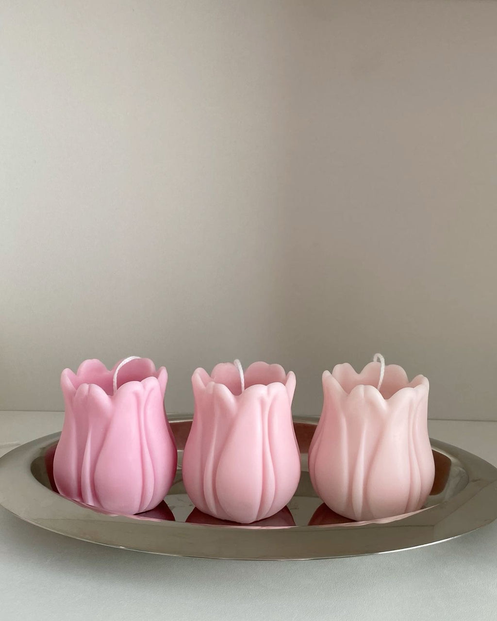 Tulip Pillar Candle