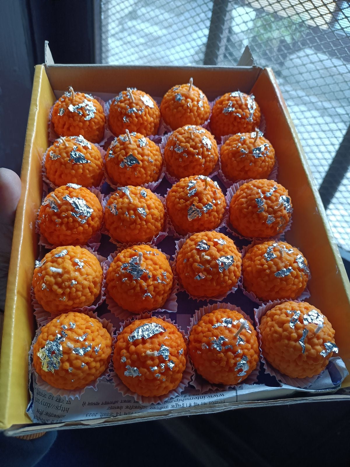 Laddu Candle — Set of 4