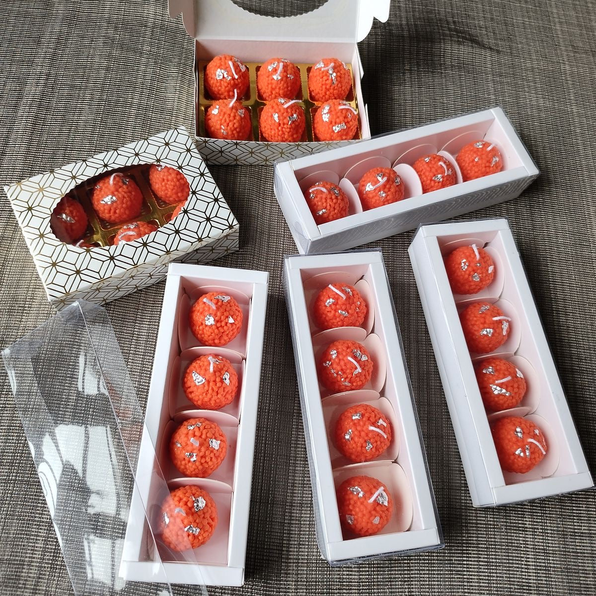 Laddu Candle — Set of 4