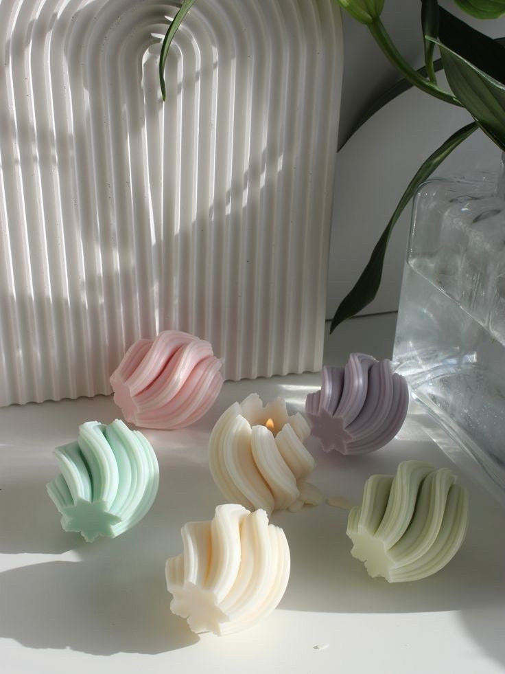 Swirl candle