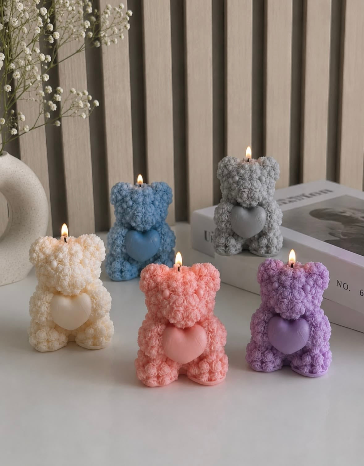 Baby Bear Bliss Candle - set of 1