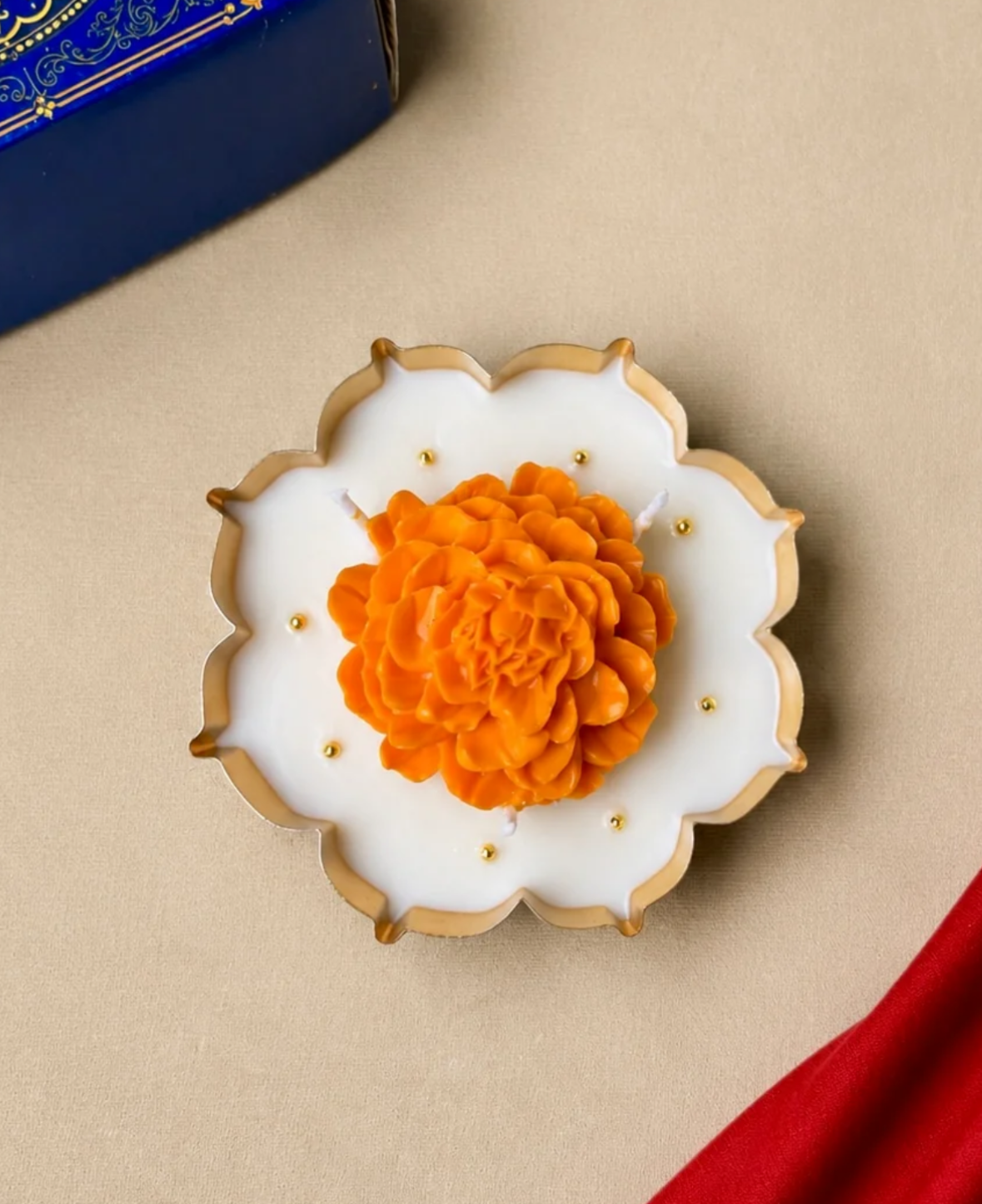 Blooming Grace — Urli Candle 🌸