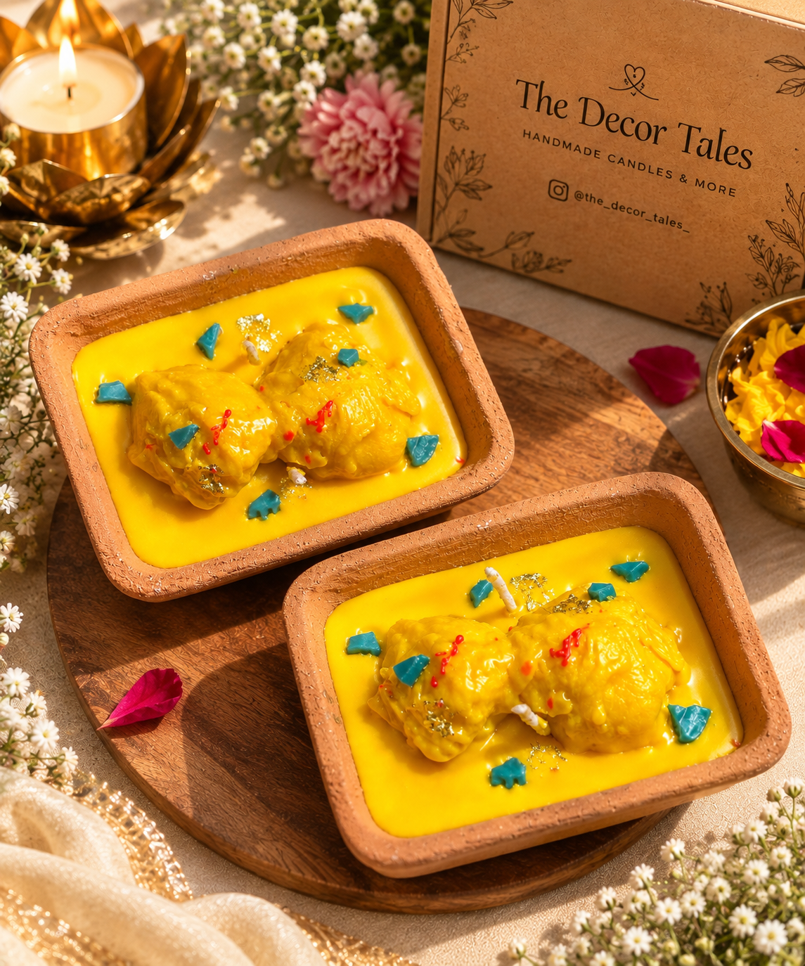 Rasmalai Candle 😍