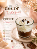 Coffee Dream Dessert Candle by Decortales