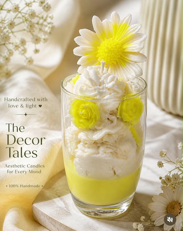 Daisy Bloom Parfait Candle
