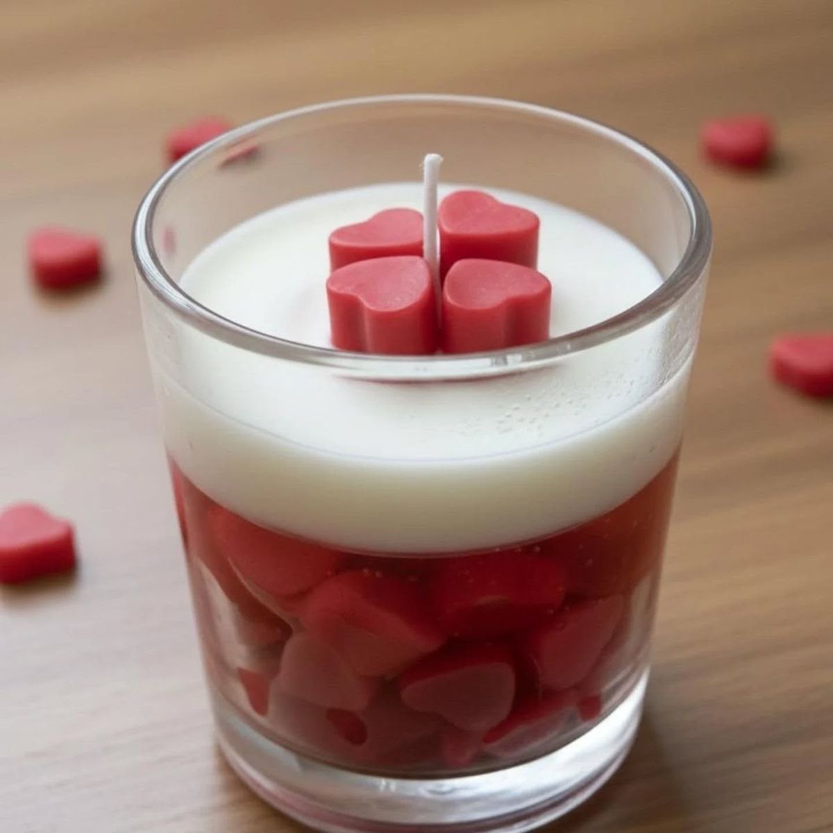 Sweetheart Layered Jar Candle by Decortales